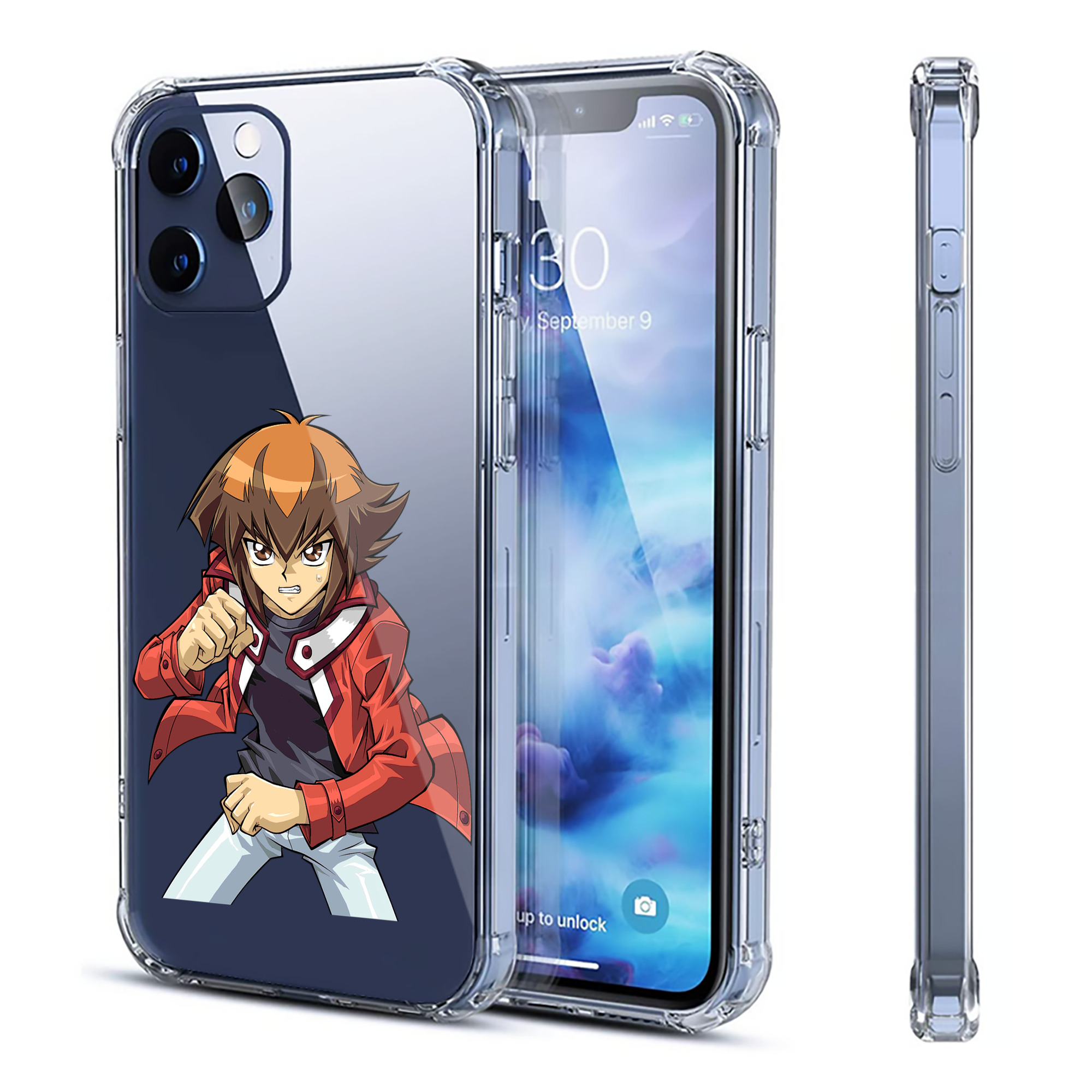 （画像用） 遊☆戯☆王 Yu-Gi-Oh! 【iPhone 12シリーズ対応】透明スマホケース（クリアソフトケース）